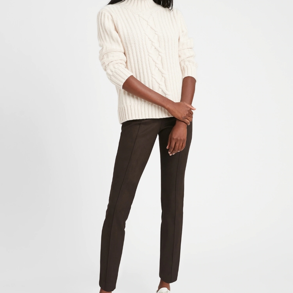 Gorgeous High Rise Vegan Suede Leggings